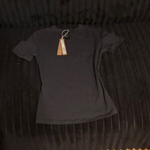 SKIMS Cotton Jersey TShirt • NWT • Never Worn • XS• Soot (Black)